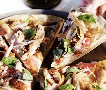 Smoky Pulled Chicken Flatbread