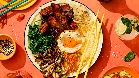 Beef Brisket Bibimbap Bowl